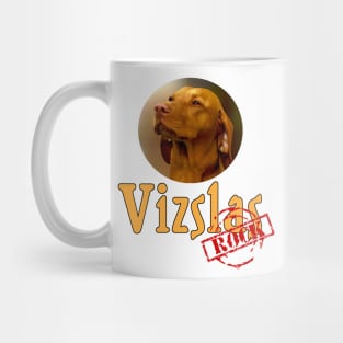 Vizslas Rock! Mug